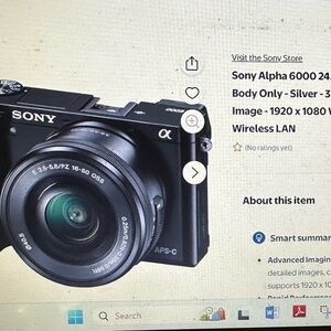 Sony Alpha 6000 24.3 megapixel